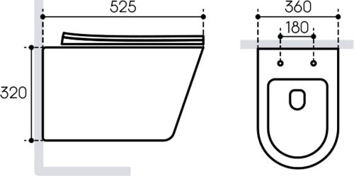 Комплект Унитаз подвесной Aqueduto Cone CON0120 безободковый, с микролифтом, белый матовый + Инсталляция STWORKI + Кнопка Хельсинки 500470 белая в Кисловодске