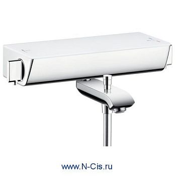 Hansgrohe 13141400 Термостат для ванны белый хром Ecostat S в Кисловодске